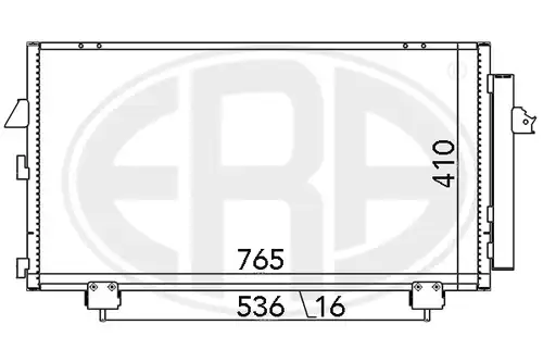 кондензатор, климатизация ERA 667036