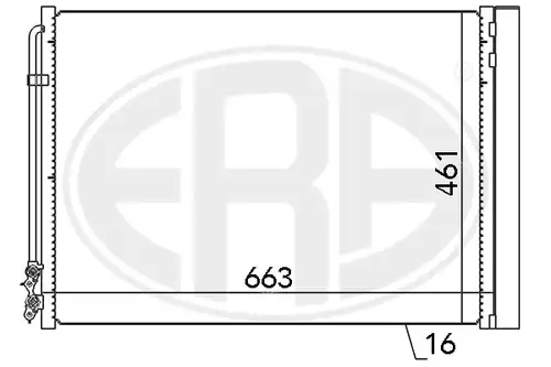 кондензатор, климатизация ERA 667079