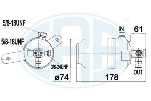 изсушител, климатизация ERA 668008