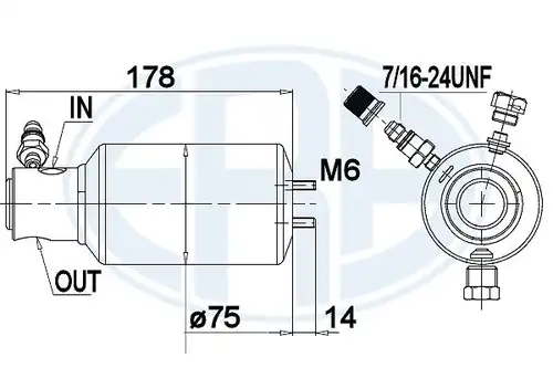 изсушител, климатизация ERA 668009