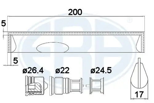 изсушител, климатизация ERA 668011