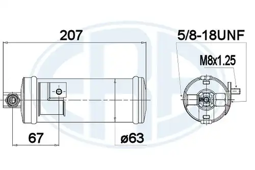 изсушител, климатизация ERA 668024