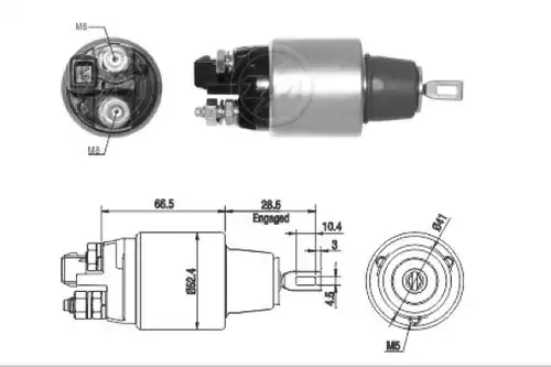 магнитен превключвател, стартер ERA ZM1382