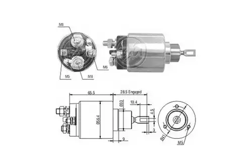 магнитен превключвател, стартер ERA ZM1475