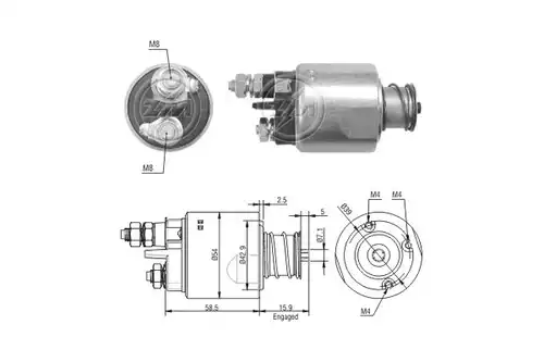 магнитен превключвател, стартер ERA ZM1495