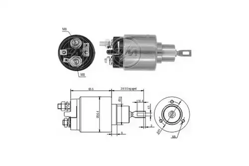 магнитен превключвател, стартер ERA ZM1573