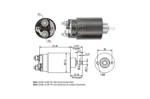 магнитен превключвател, стартер ERA ZM1761C