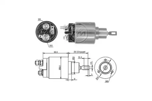 магнитен превключвател, стартер ERA ZM2573