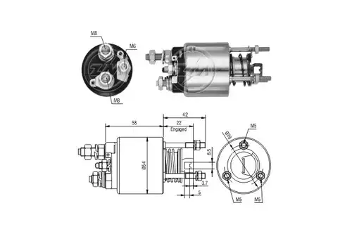 магнитен превключвател, стартер ERA ZM2595