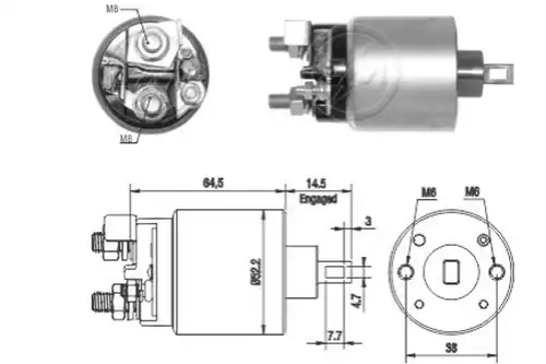 магнитен превключвател, стартер ERA ZM2710