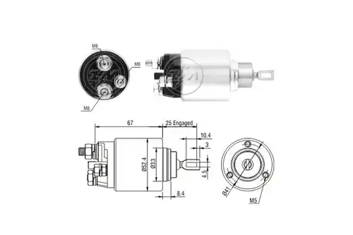 магнитен превключвател, стартер ERA ZM3381