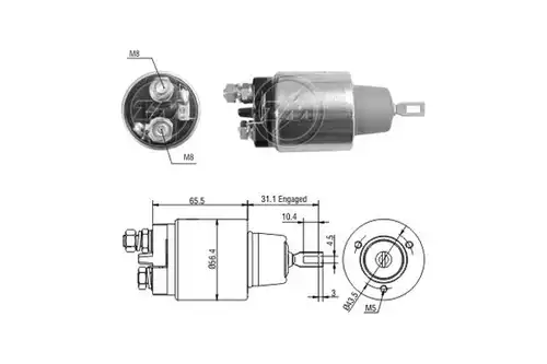 магнитен превключвател, стартер ERA ZM3773