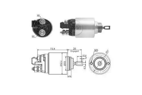 магнитен превключвател, стартер ERA ZM382