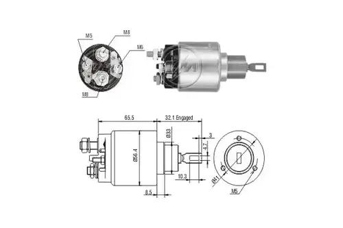 магнитен превключвател, стартер ERA ZM475