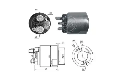 магнитен превключвател, стартер ERA ZM494