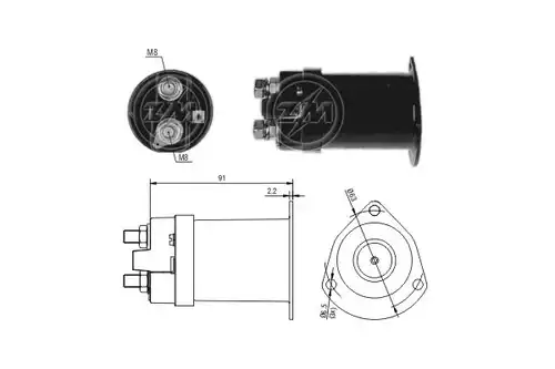 магнитен превключвател, стартер ERA ZM555