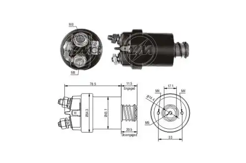 магнитен превключвател, стартер ERA ZM560