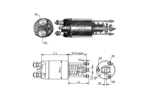 магнитен превключвател, стартер ERA ZM5651