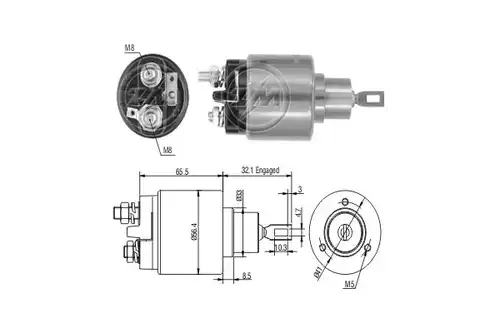 магнитен превключвател, стартер ERA ZM575