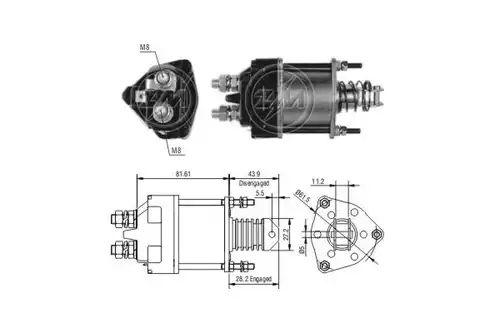 магнитен превключвател, стартер ERA ZM650