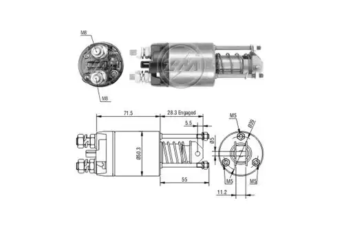 магнитен превключвател, стартер ERA ZM651