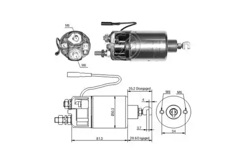 магнитен превключвател, стартер ERA ZM661