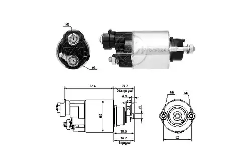 магнитен превключвател, стартер ERA ZM6705