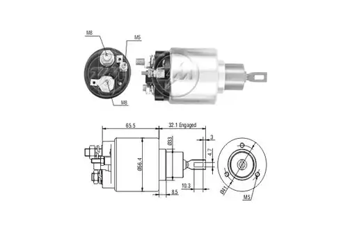 магнитен превключвател, стартер ERA ZM675