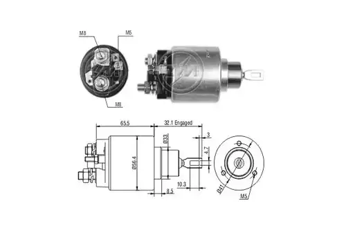 магнитен превключвател, стартер ERA ZM677