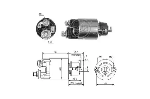 магнитен превключвател, стартер ERA ZM702