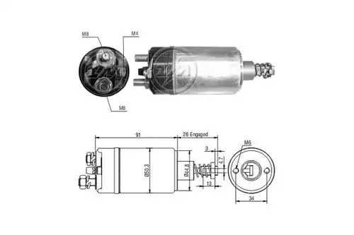 магнитен превключвател, стартер ERA ZM729