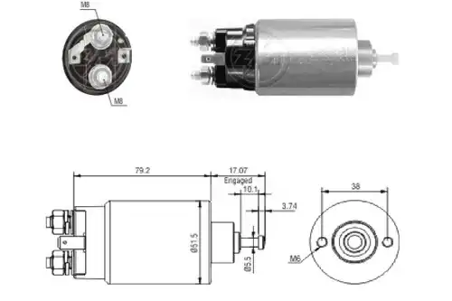 магнитен превключвател, стартер ERA ZM769