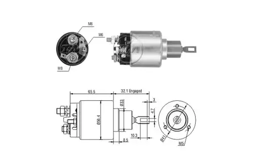 магнитен превключвател, стартер ERA ZM775