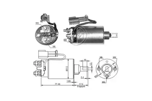 магнитен превключвател, стартер ERA ZM799