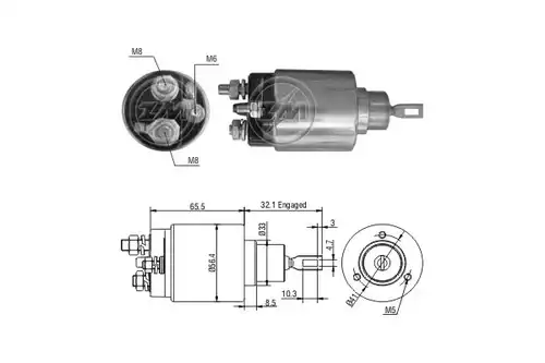 магнитен превключвател, стартер ERA ZM977