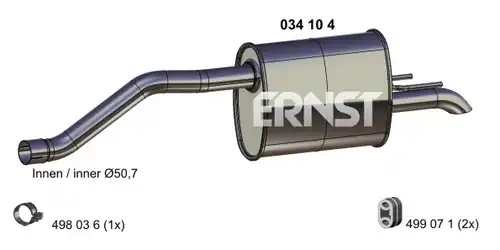 крайно гърне ERNST 034104