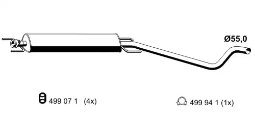 средно гърне ERNST 055048