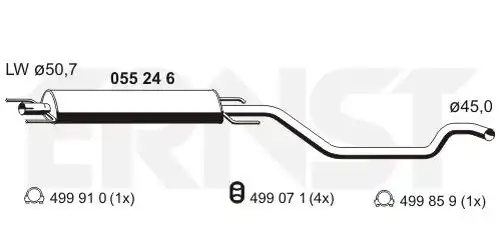 средно гърне ERNST 055246