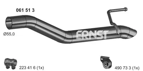 изпускателна тръба ERNST 061513