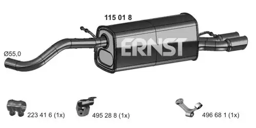 крайно гърне ERNST 115018