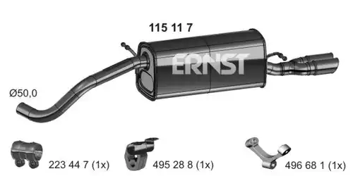 крайно гърне ERNST 115117