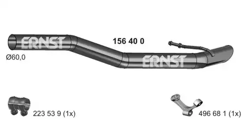 изпускателна тръба ERNST 156400