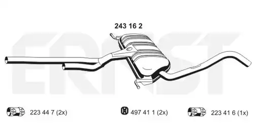 средно гърне ERNST 243162