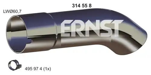 изпускателна тръба ERNST 332491