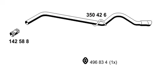 изпускателна тръба ERNST 350426