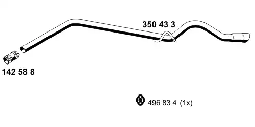 изпускателна тръба ERNST 350433