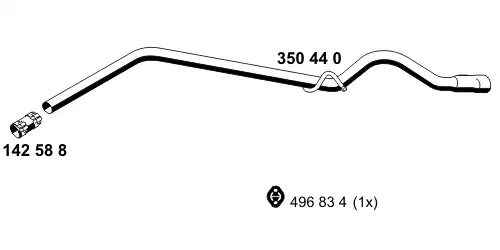 изпускателна тръба ERNST 350440