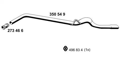 изпускателна тръба ERNST 350549