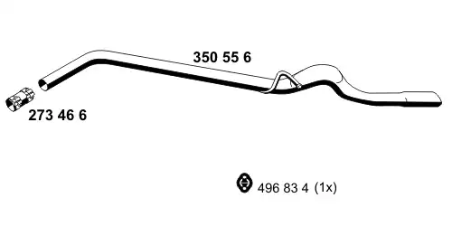 изпускателна тръба ERNST 350556