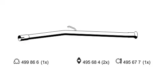 изпускателна тръба ERNST 502405